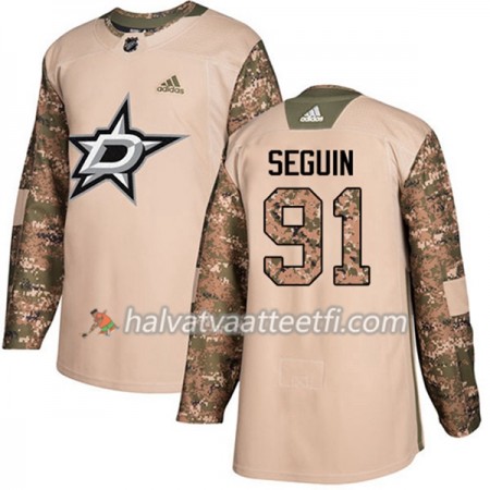 Miesten NHL Dallas Stars Pelipaita Tyler Seguin 91 Adidas 2017-2018 Camo Veterans Day Practice Authentic